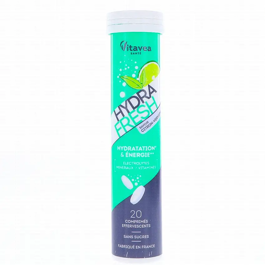 VITAVEA Hydrafresh Parfum citron verveine x20 comprimés