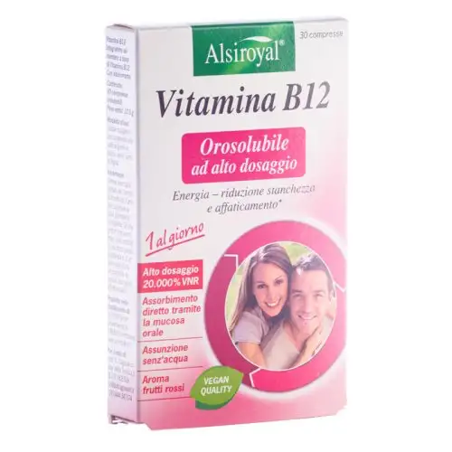 Vitamine B12 Bucale Alsiroyal® 30 Comprimés