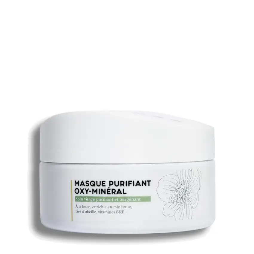 Masque Oxy-Minéral Cire d'Abeille Purifiant & Oxygénant Visage 200 ml