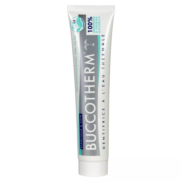 Buccotherm Dentifrice Blancheur & Soin Bio Goût Menthe