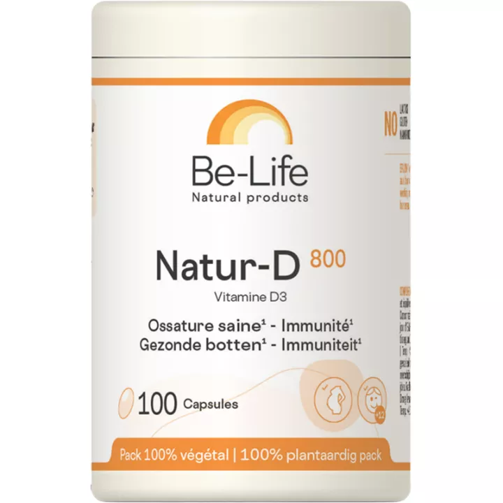 Be-Life Natur-D 800 Ossature Saine et Immunité