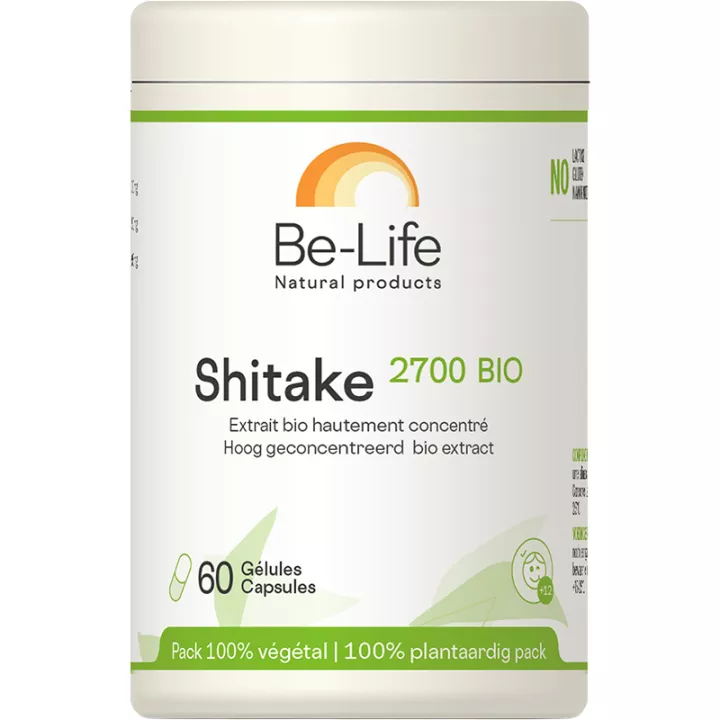 Be-Life Shitake 2700 Bio Hautement Concentré 60 gélules