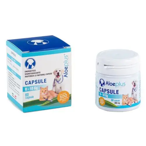 AloePlus Chien Chat 0-10Kg 60 Gélules