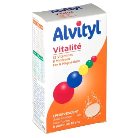 Alvityl Effervescent - 30 Comprimés