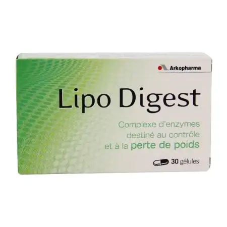 Lipo Digest Arko Enzym perte de poids - 30 gélules