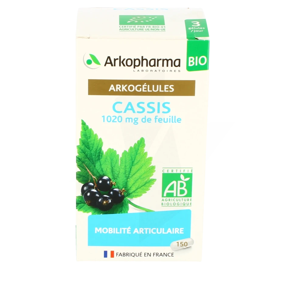Arkogélules Cassis Bio GÉl Flacon De 150