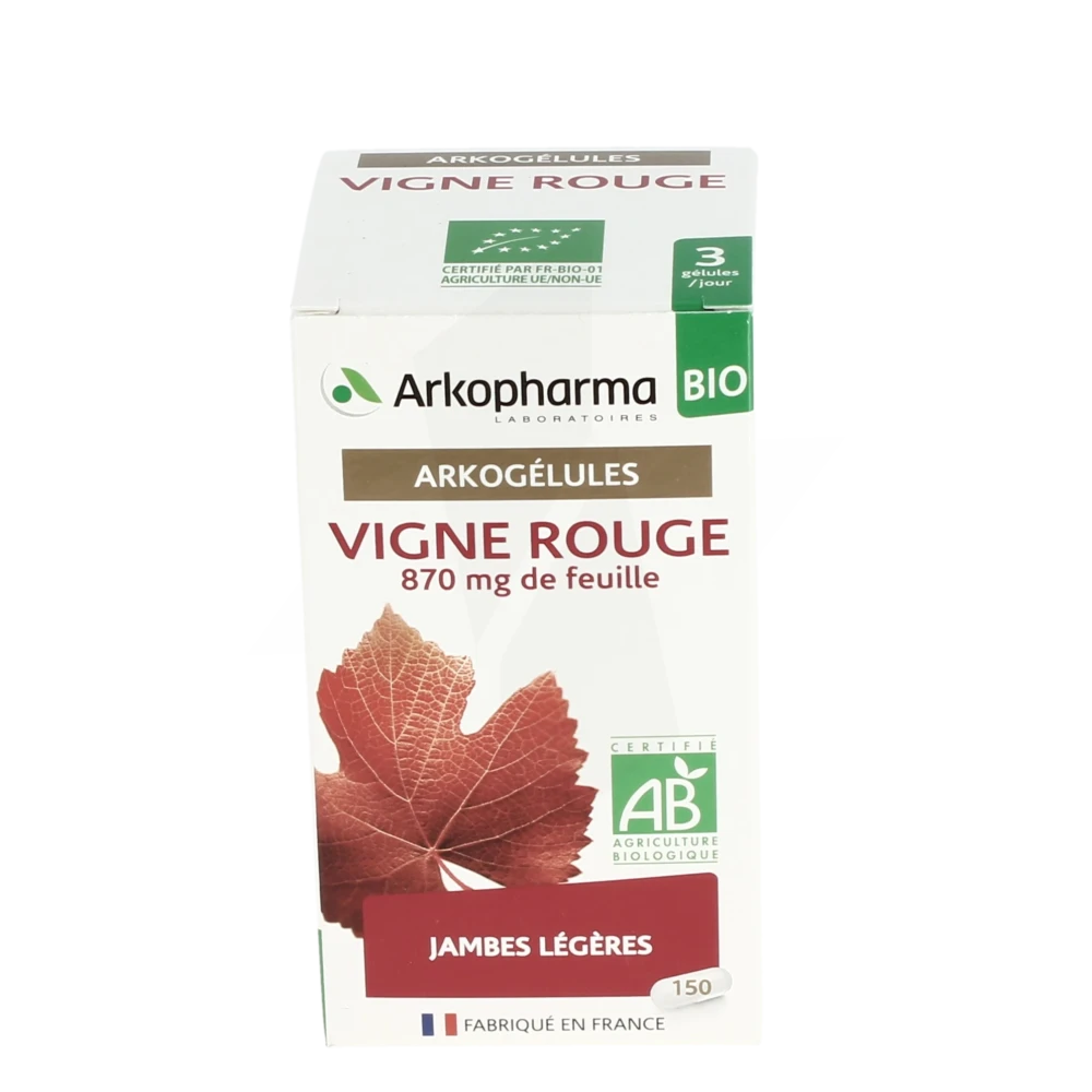 Arkogélules Vigne Rouge Bio Gélules Flacon De 150