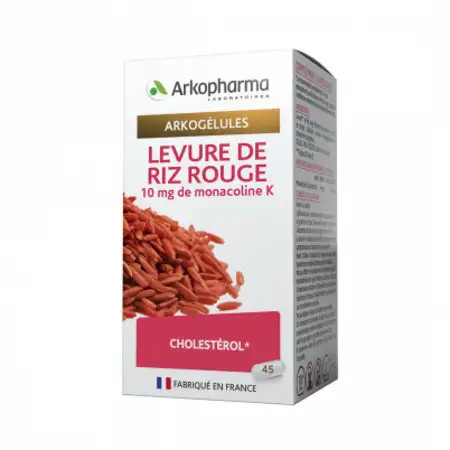 Arkogélules Levure de Riz Rouge - 45 gélules