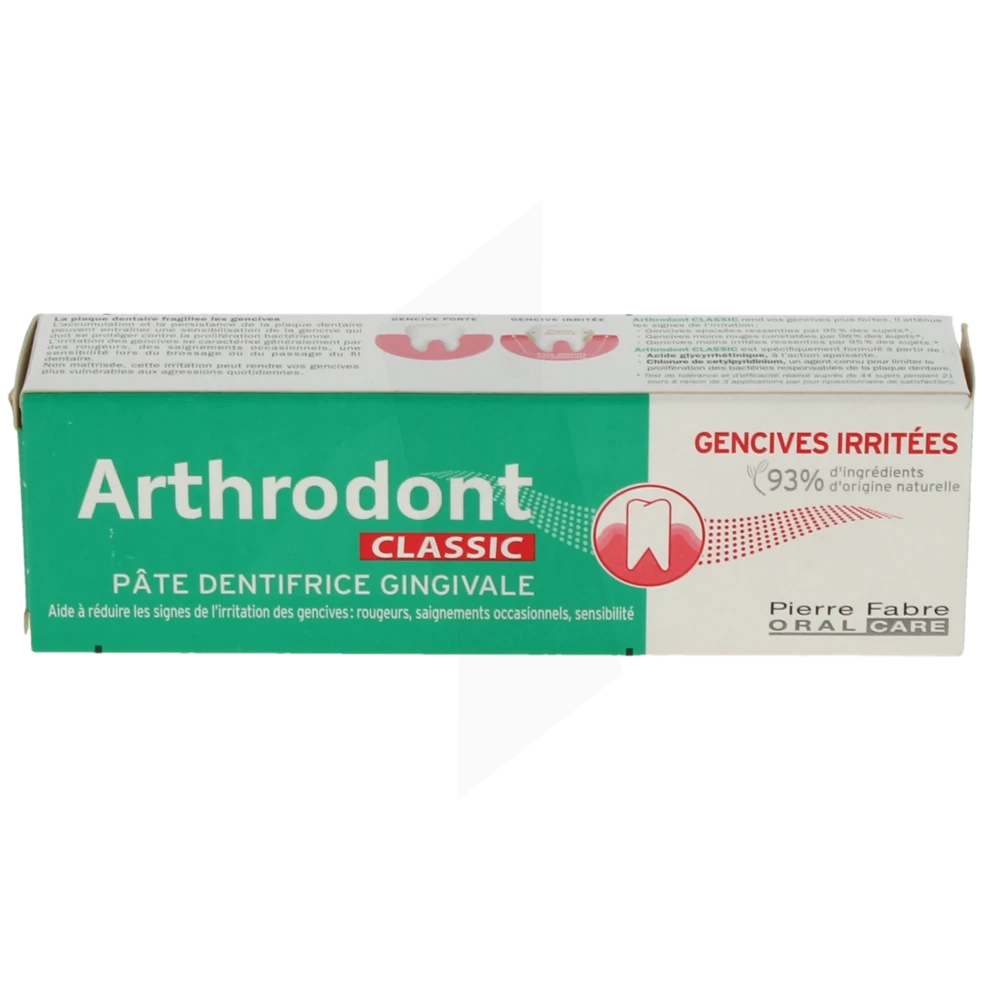 Arthrodont Classic Dentifrice Gingivale Tube De 50 Ml