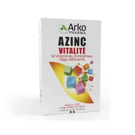 Azinc Forme Vitalité - 60 gélules