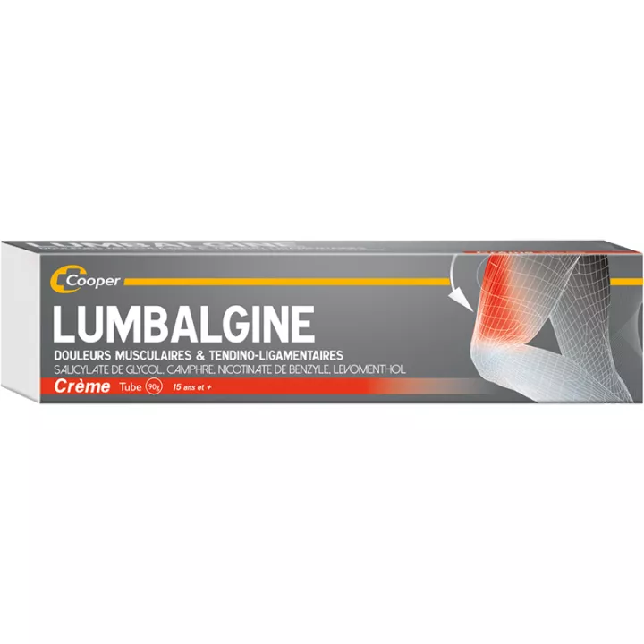 LUMBALGINE Tendinite Tube Pommade COOPER