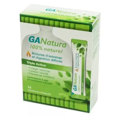 GANatura- Brûlures d'estomac et digestion difficile - 14 Sachets de granulés