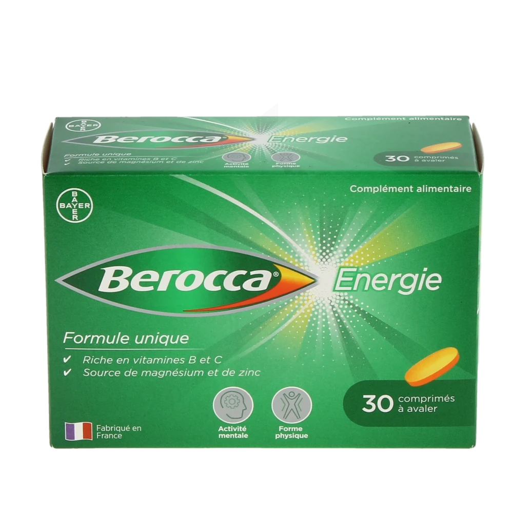 Berocca Energie Comprimés Pelliculés Boîte De 30