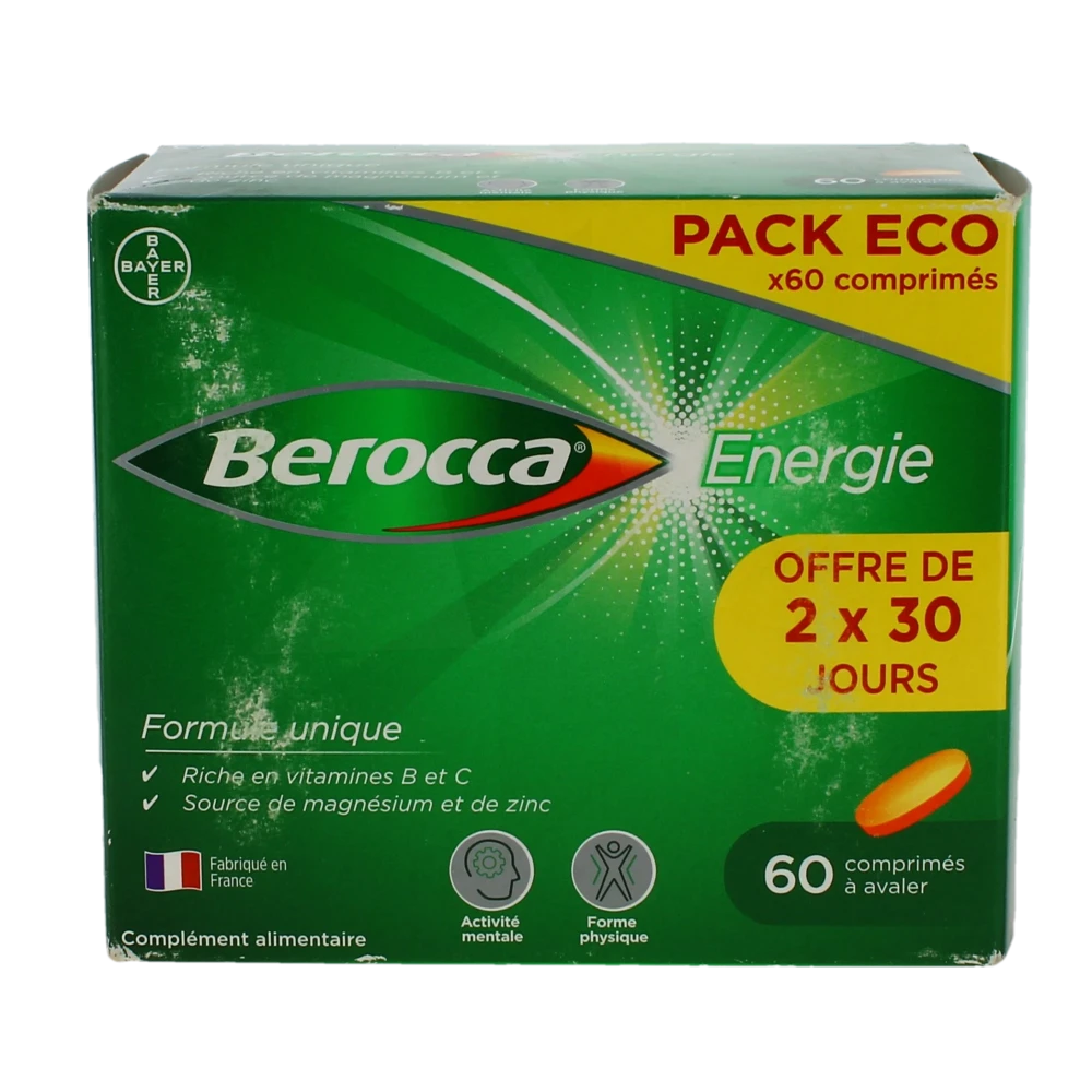 Berocca Energie Comprimés Pelliculés Boîte De 60