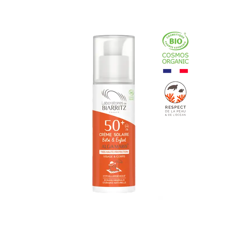 BIARRITZ ALGAMARIS crème solaire Bébé & Enfant spf 50+ | 100 ml