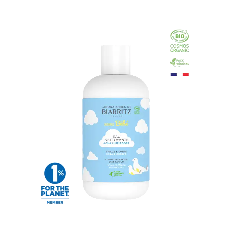 BIARRITZ BEBE eau nettoyante Bio | 200 ml