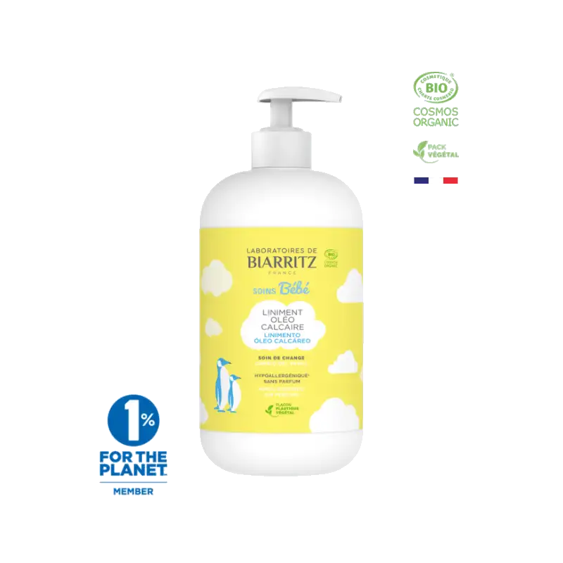 BIARRITZ BEBE liniment oléo-calcaire Bio | 500 ml