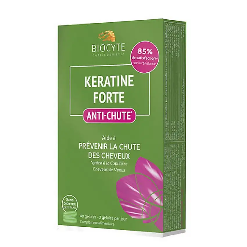 Biocyte - Kératine Forte - Anti-chute - 40 gélules 40 gélules