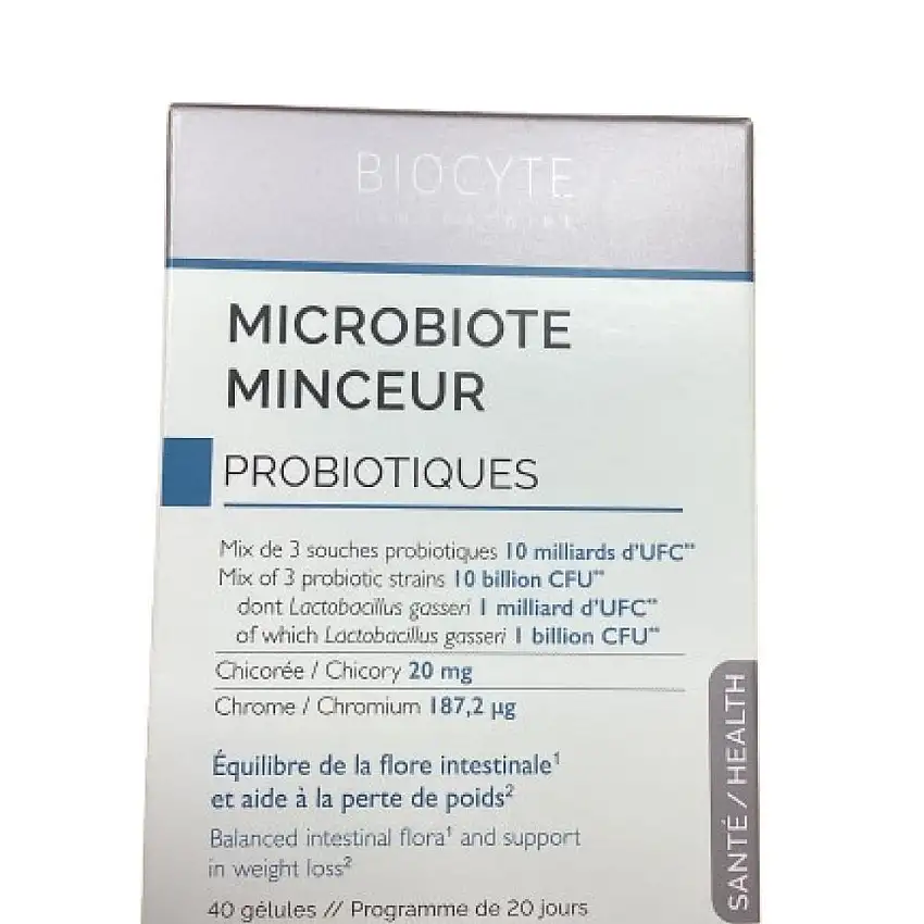 Biocyte - Microbiote minceur - 40 gélules