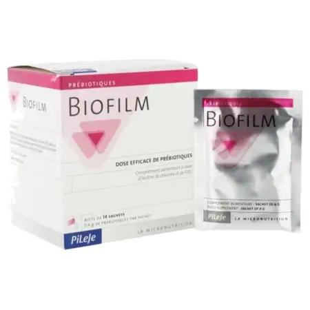 Biofilm Compléments alimentaire à base de fibres alimentaires