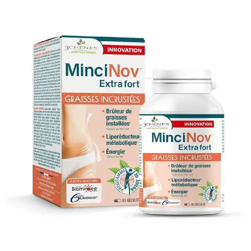 MINCINOV Extra Fort - Graisses incrustées - 80 gélules