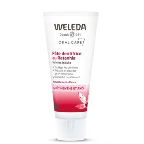 WELEDA Pâte dentifrice au Ratanhia (tube 75ml)