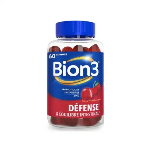 Bion 3 - Défense et Équilibre Intestinal - 60 Gommes
