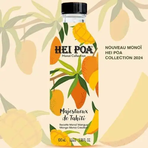 HEI POA - Huile Monoï - Majestueux de Tahiti Mangue - 100ml