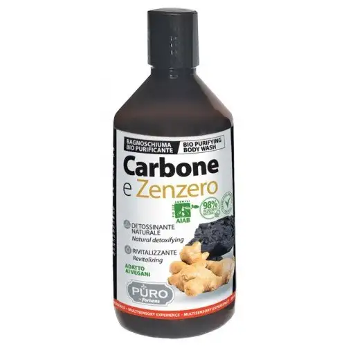 Bain Moussant PURE Charbon et Gingembre 500ml