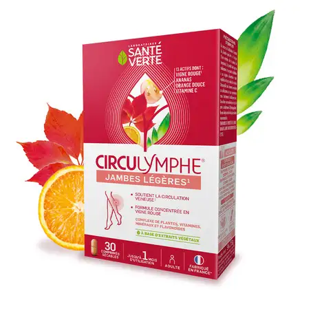 Circulymphe 30 comprimés – Soutien Circulatoire et Bien-être
