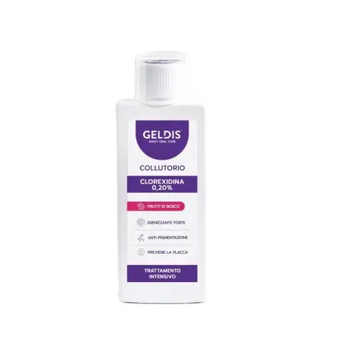 Colluttorio Clorexidina 0.20% Frutti di Bosco GELDIS 200ml