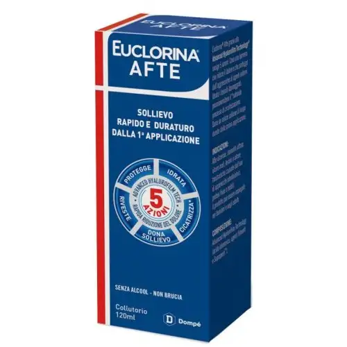 Bain de bouche EUCLORINA AFTE Dompè 120ml