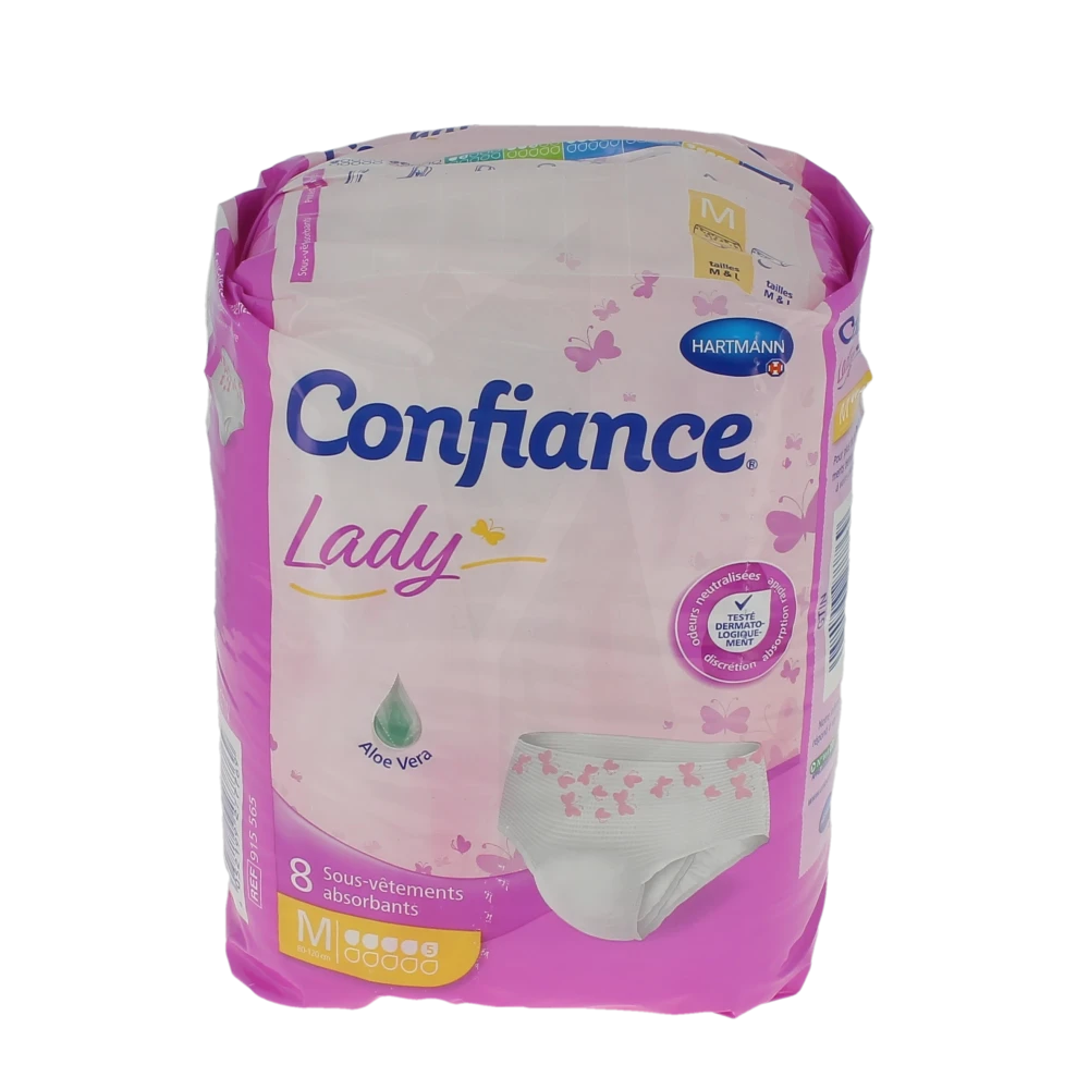 Confiance Lady Slip Absorption 5 Gouttes Medium Sachet De 8