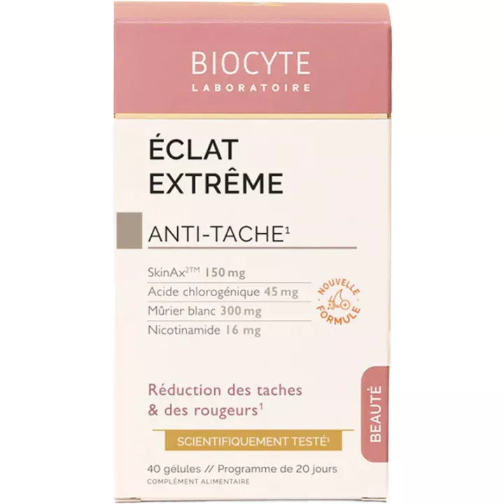 Biocyte Éclat Extrême Peau Teint Éclatant 40 gélules