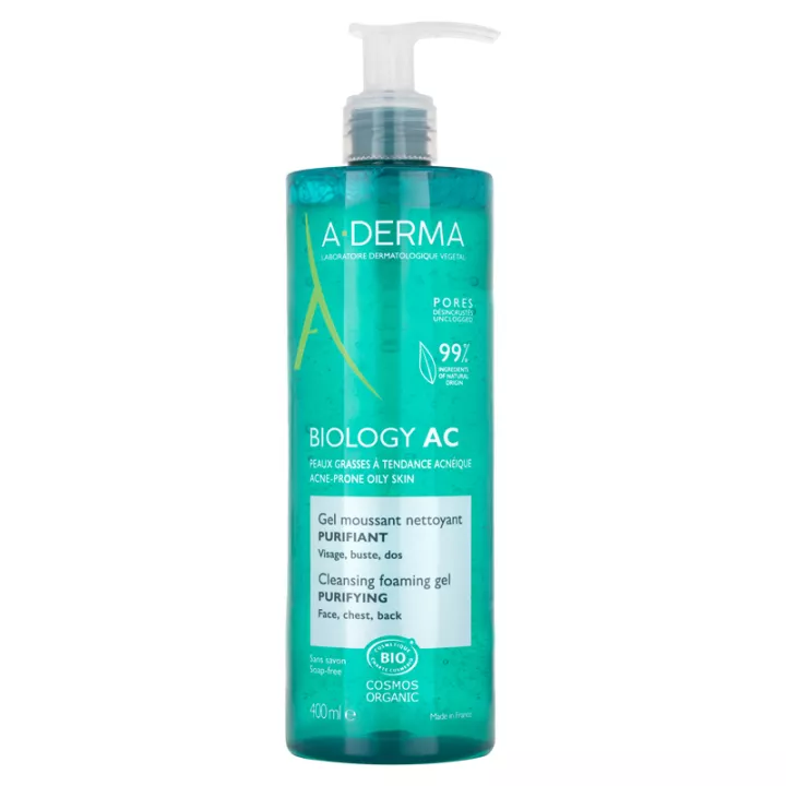 Aderma Biology AC Gel Moussant Nettoyant 400 ml