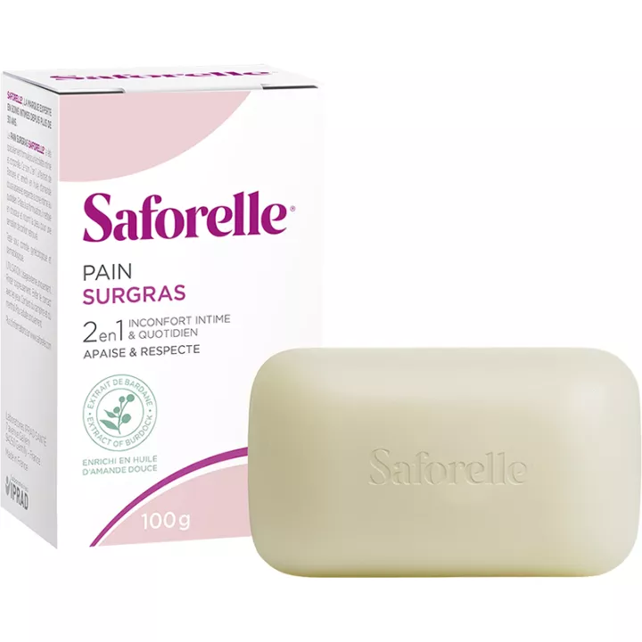 Saforelle Pain Surgras Toilette Intime et Corporelle 100 g