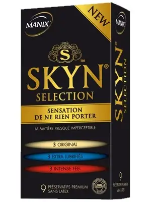 MANIX SKYN Sélection (9 préservatifs)