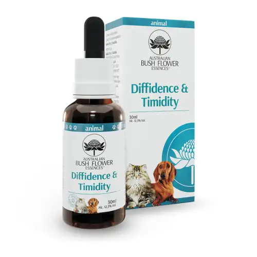 Australian Bush Flower Essences Diffidence & Timidity Remède homéopathique pour animaux 30 ml