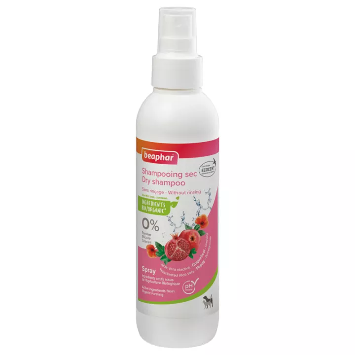 Beaphar Shampooing Bio Sec Sans Rinçage Spray 200 ml