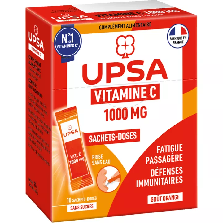 UPSA Vitamine C 1000mg 10 sachets-doses
