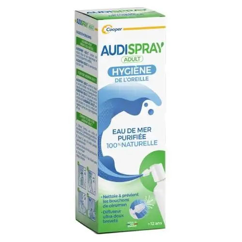 AUDISPRAY - Adulte Eau de Mer Hygiène De L'oreille - Spray 50ml