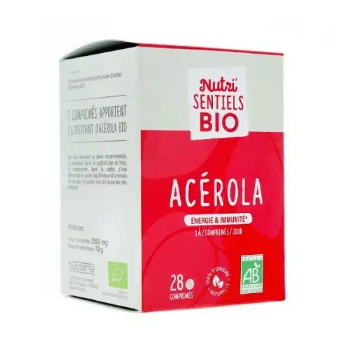 NUTRISANTE Nutrisentiels Acérola BIO (28 comprimés)