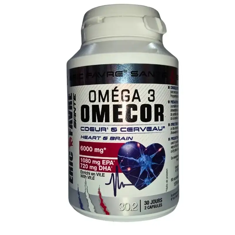 ERIC FAVRE OMECOR oméga 3 | 60 capsules