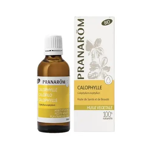 CALOPHYLLE - Pranarom Huile Végétale BIO - Flacon 50ml