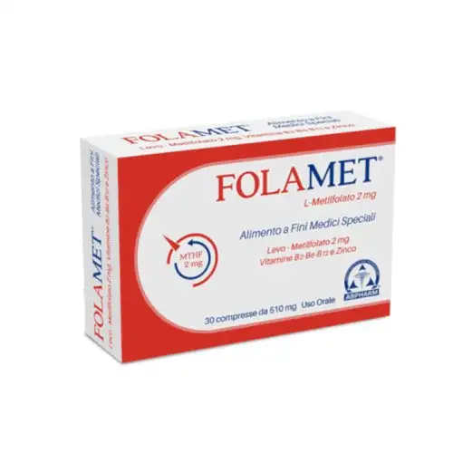 AB Pharm Folamet Complément Alimentaire 30 Comprimés