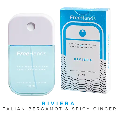 FreeHands Riviera Fragrance Nettoyant Mains Vaporisateur 50 ml