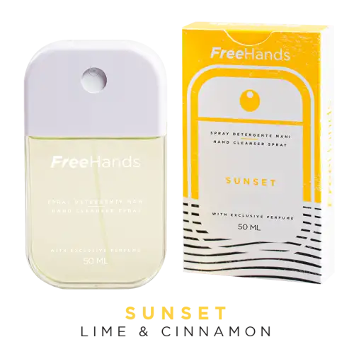 FreeHands Sunset Fragrance Nettoyant pour les mains en vaporisateur 50 ml