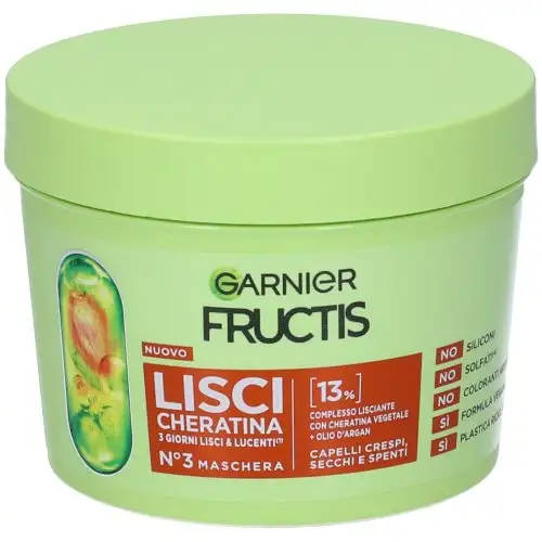 Fructis Keratin Sleek Maschera Garnier 370ml