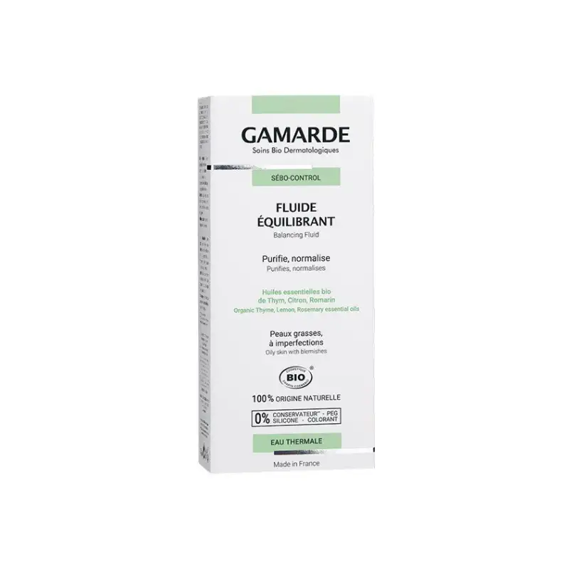 Gamarde Sébo Control Fluide Équilibrant Bio 40ml