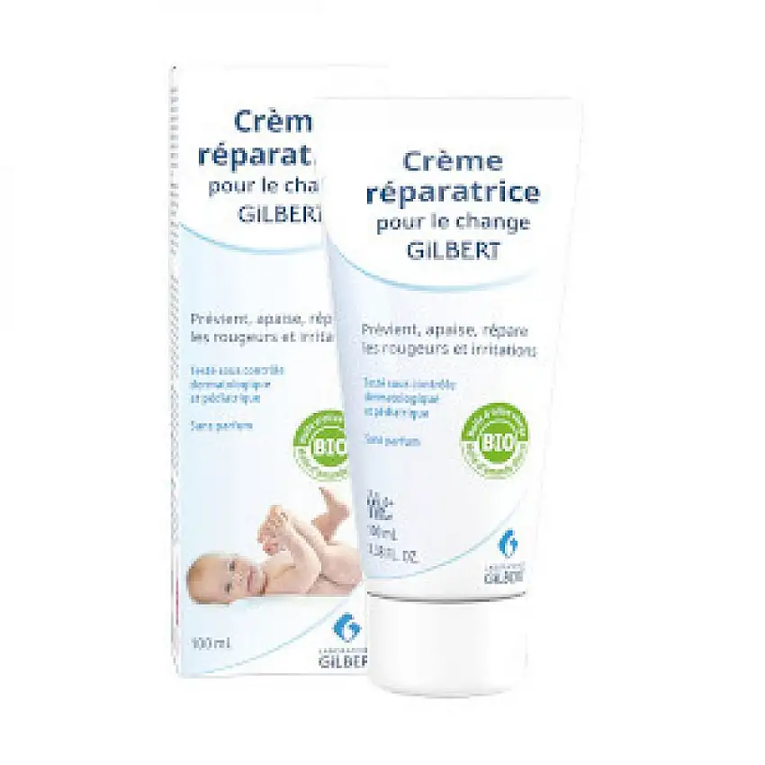 Gilbert - Crème réparatrice pour le change - 100 ml